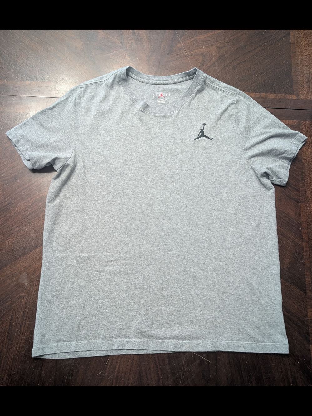 Jordan Men’s Light Gray Short Sleeve Jumpman Tee